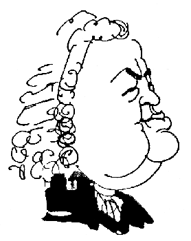 Schets van Bach